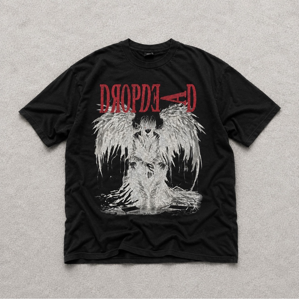 Dropdead Shinigami Eyes Y2K Anime Tee